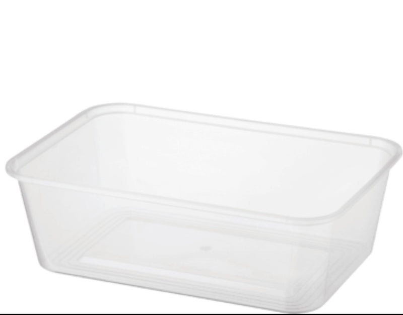 CA-CM750 MicroReady® Rectangle Takeaway Plastic Containers (750 ml) With Lids to Suit CTN/500