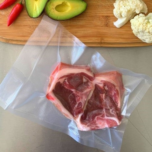 VACUUM BAGS, DOMESTIC CHANNEL PRECUT FOOD STORAGE HEAT SEAL CRYOVAC 150MM X 200MM 85 MICRON PACK / 500